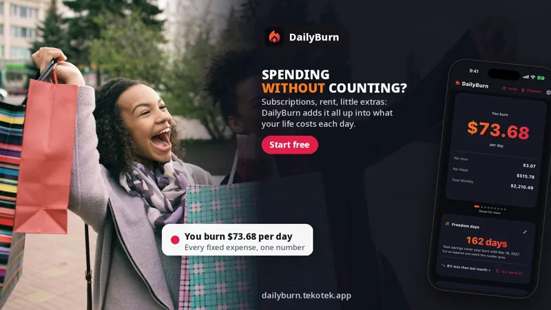 DailyBurn: spending without counting