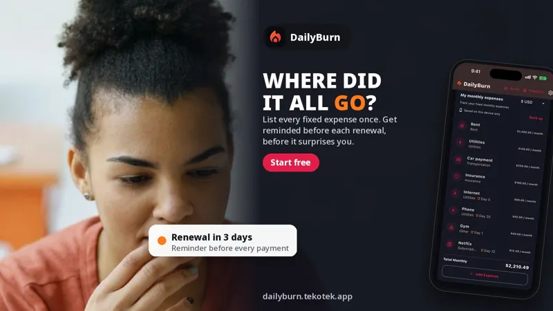 DailyBurn: where did it all go